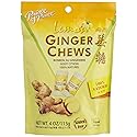Prince of Peace Lemon Flavored Ginger Candy Chews, Natural, Gluten Free, 4 Ounces (Pack of 12)
