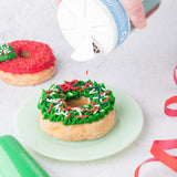 Sweets Indeed Christmas Sprinkles Mix - 6-Cell Holiday Assortment 6.45 oz | Edible Jimmies, Nonpareils & Sugar Pearls for Decorating Christmas