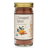 Beller Nutrition Cinnapeel Spicer | Organic Ceylon Cinnamon Powder Blend with Ginger & Orange Peel | 2 oz | Ground Ceylon Cinnamon Spice for Baking