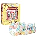 24 Candy Bracelets Individually Wrapped, Vintage Candy Jewelry for Kids, The Perfect Pastel Addition to your Buffet, Princess-Themed Party or Goody