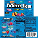 Mike Ike 4.25 OZ Theater Box Variety Bulk (6-Pack) - Jolly Joe's, Red Rageous, Berry Blast, Sour Watermelon, Original Fruit, Mega Mix With Galley