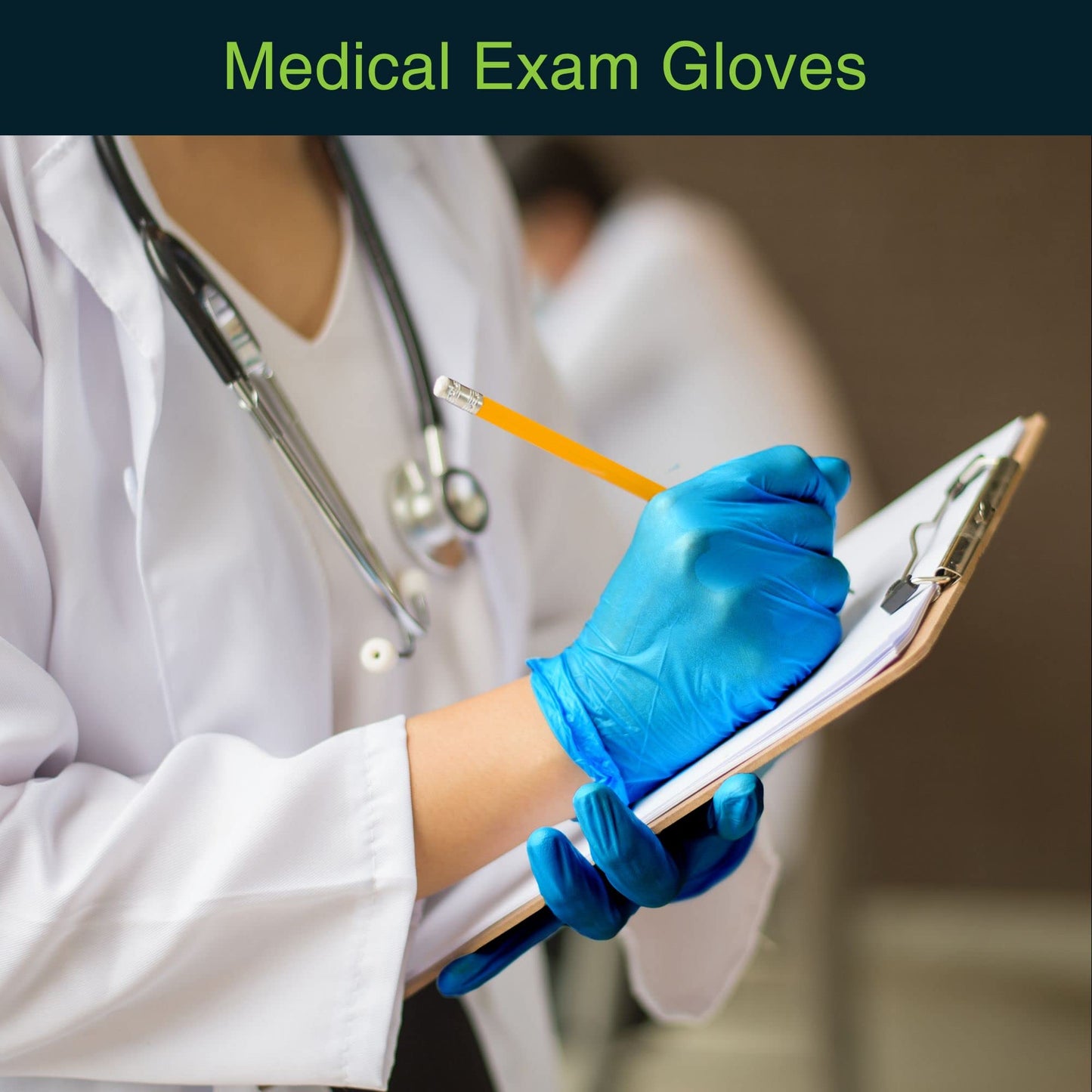 Blue Gloves Disposable Latex Free Small, 50 Count - Medical and Dental Grade Surgical Gloves - Powder Free Nitrile Gloves Small - 3 Mil Thickness