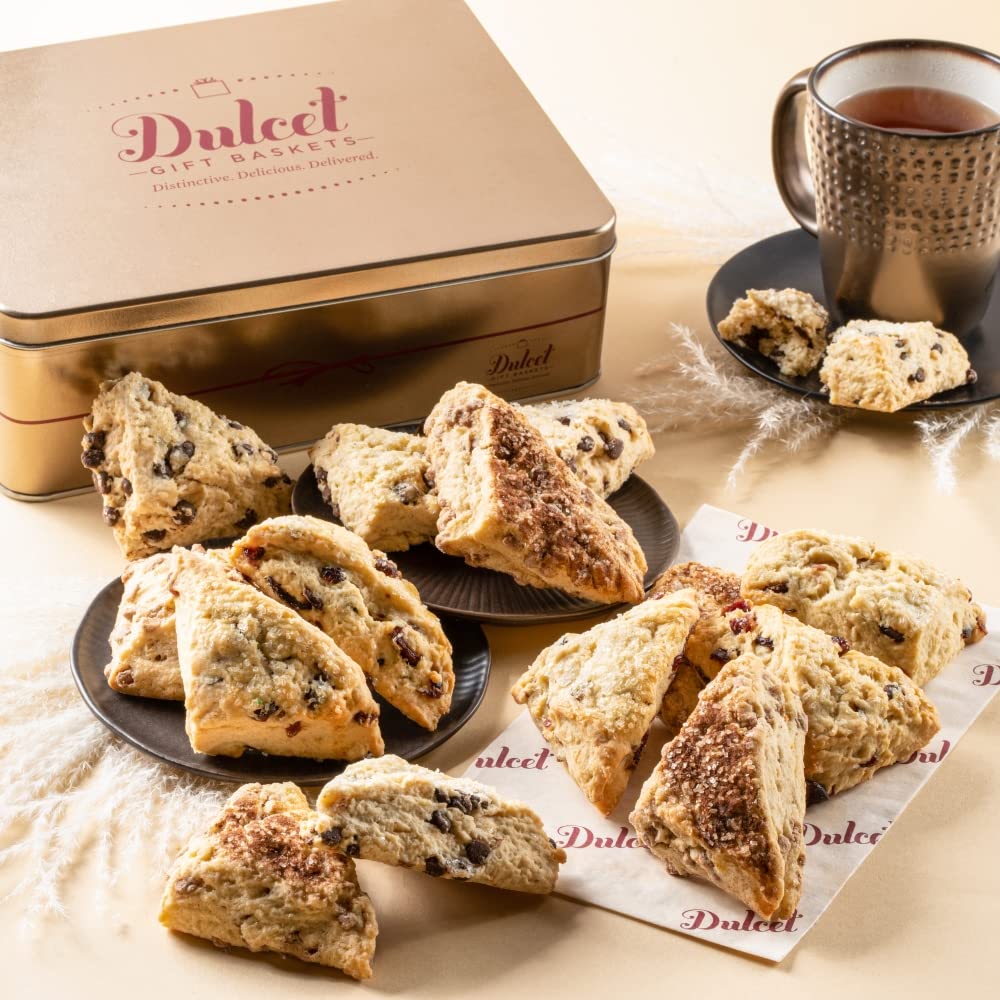 Gourmet Food Gift Baskets, Birthday, Thank You, Sympathy Gift Baskets for Women, Mother, Daughter, She, Family & Friends Food Gifts by Dulcet Gift