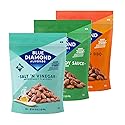 Blue Diamond Almonds Bold Variety Pack - Salt N' Vinegar, Habanero BBQ, and Wasabi & Soy Sauce Flavored Snack Nuts, 16 Oz Resealable Bags (Pack of 3)