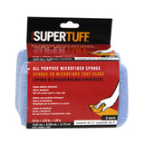 Trimaco SuperTuff All Purpose Microfiber Sponge, 5.5-inch x 3.25-inch x 1.25-inch, 2 Pack
