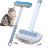 Multifunctional Pet Hair Remover Tool for Furniture, Reusable Washable Dog and Cat Hair Lint Removal Brush, 4 in 1 17.3Inch Extendable, Adjustable