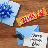 Twix, Milk Chocolate Caramel Cookie Candy Bars, Share Size, 3 Ounce
