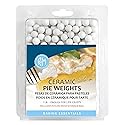 R&M International Ceramic Pie Weights, 1 lb. with Mesh Storage Bag