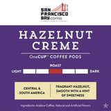 Hazelnut Creme Coffee | SF Bay Onecup Single Serve Coffee Pods (72 Count)