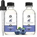 Dolce Flav Blueberry Extract - 2 Ounce Oil-Soluble Kosher, Sugar-Free, Concentrated Ripe Blueberry Flavoring for Baking, Chocolates & Desserts