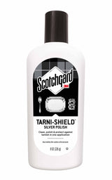 Scotchgard Tarni-Shield Silver Polish, Clean, Polish & Protect Against Tarnish in One Application, 8 Ounces