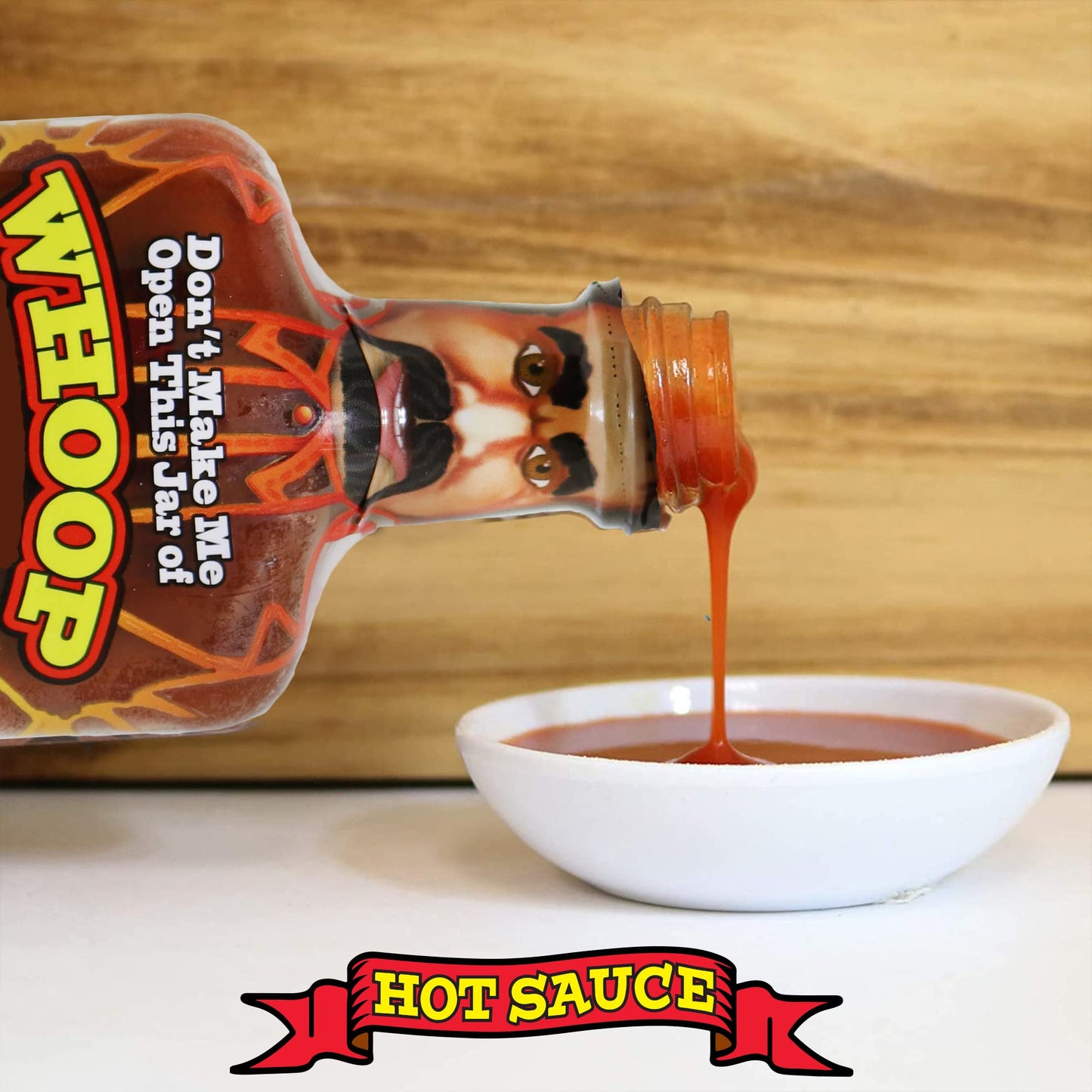 WHOOP Premium Chipotle Fire Hot Sauce - 5 oz - Try if you dare! - Perfect Gourmet Gift for the Hot Sauce Fan