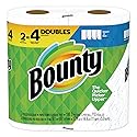 Bounty Select-A-Size Paper Towels, White, 2 Double Rolls = 4 Regular Rolls , 64 Count (Pack of 2)