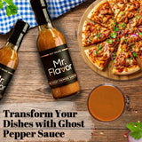 Mr. Flavor's Extreme Ghost Pepper Hot Sauce - Fiery & Flavorful, Perfect for Enhancing Meals with Bold Heat, 5oz