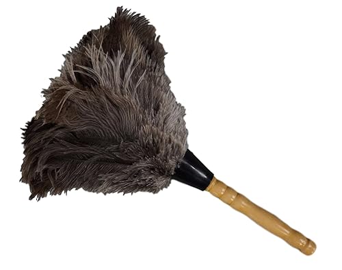 Alta Dusting Products Tri-Secure Feather Duster-Gray Feathers