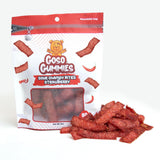 Goso Gummies Sour Strawberry Chamoy Strips - 4oz Bag | Tangy Candy With Real Chamoy Flavor | Sour, Spicy, Sweet | TikTok Viral Candy | Premium Gummy
