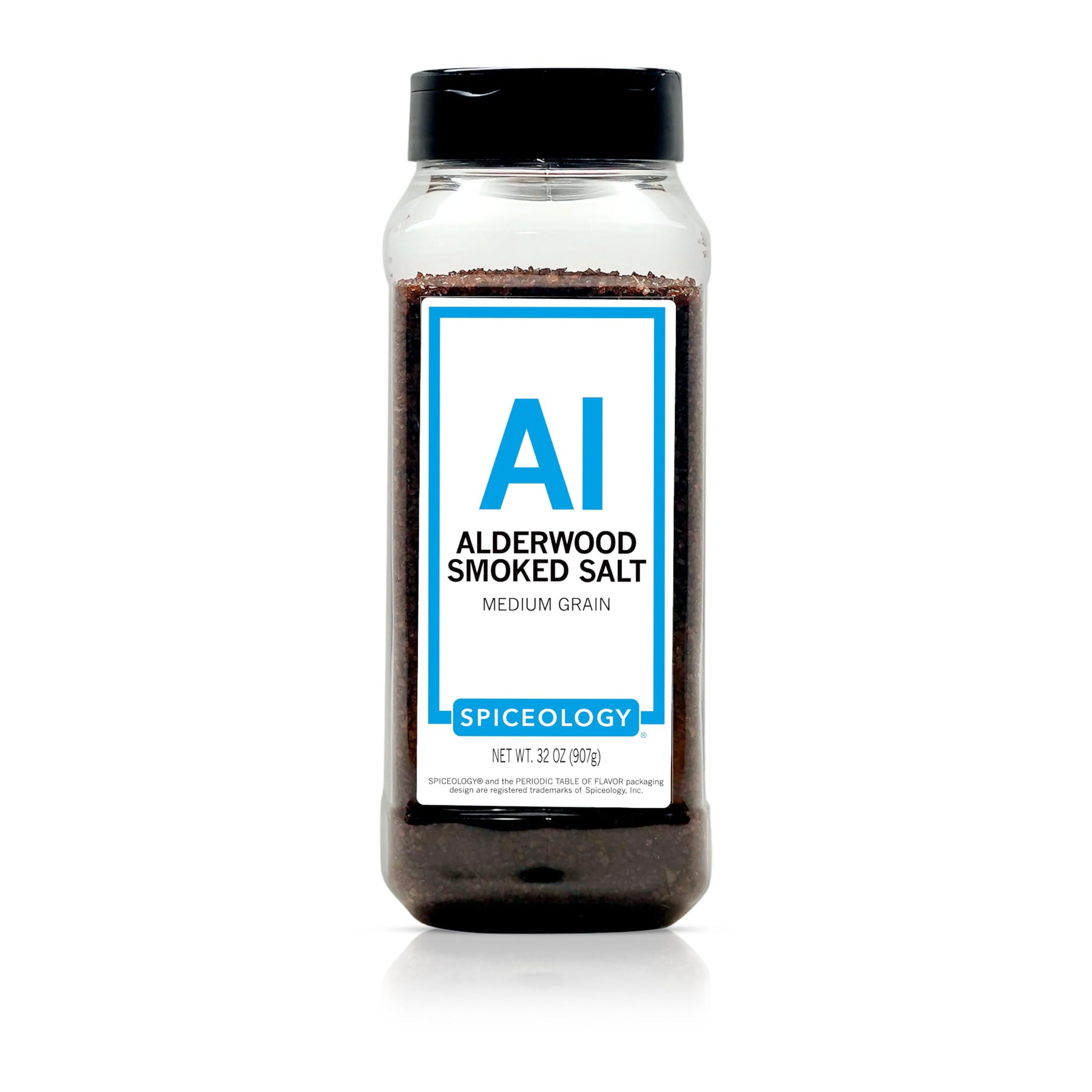 Spiceology - Alderwood Smoked Salt - Bold, Wood-Smoked Sea Salt - Ideal for Grilling, Finishing, Rubs, Cocktails & Roasted Veggies - Freshly Packed