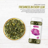 Pardesi Dried Mint Leaves (Pudina) 30g - Crushed Peppermint for Chutney, Raita, Tea & Seasoning | Halal, Non-GMO, Vegan | Dual-Cap Jar