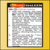 Shan Haleem Recipe and Seasoning Mix 1.76 oz (50g) - Spice Powder for Traditional Meat and Lentil Curry - Suitable for Vegetarians - Airtight Bag in a