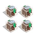 Peanuts x Sugarfina Chocolate Biscuits Small Candy Cube, Chocolate Bites, 1.6 oz, 4 Count
