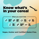 Three Wishes Grain-Free & Protein Cereal - Healthy, Low Sugar & Gluten-Free Breakfast Cereal - Low Carb, Plant-Based, Vegan & Non-GMO - Variety 3-Pack