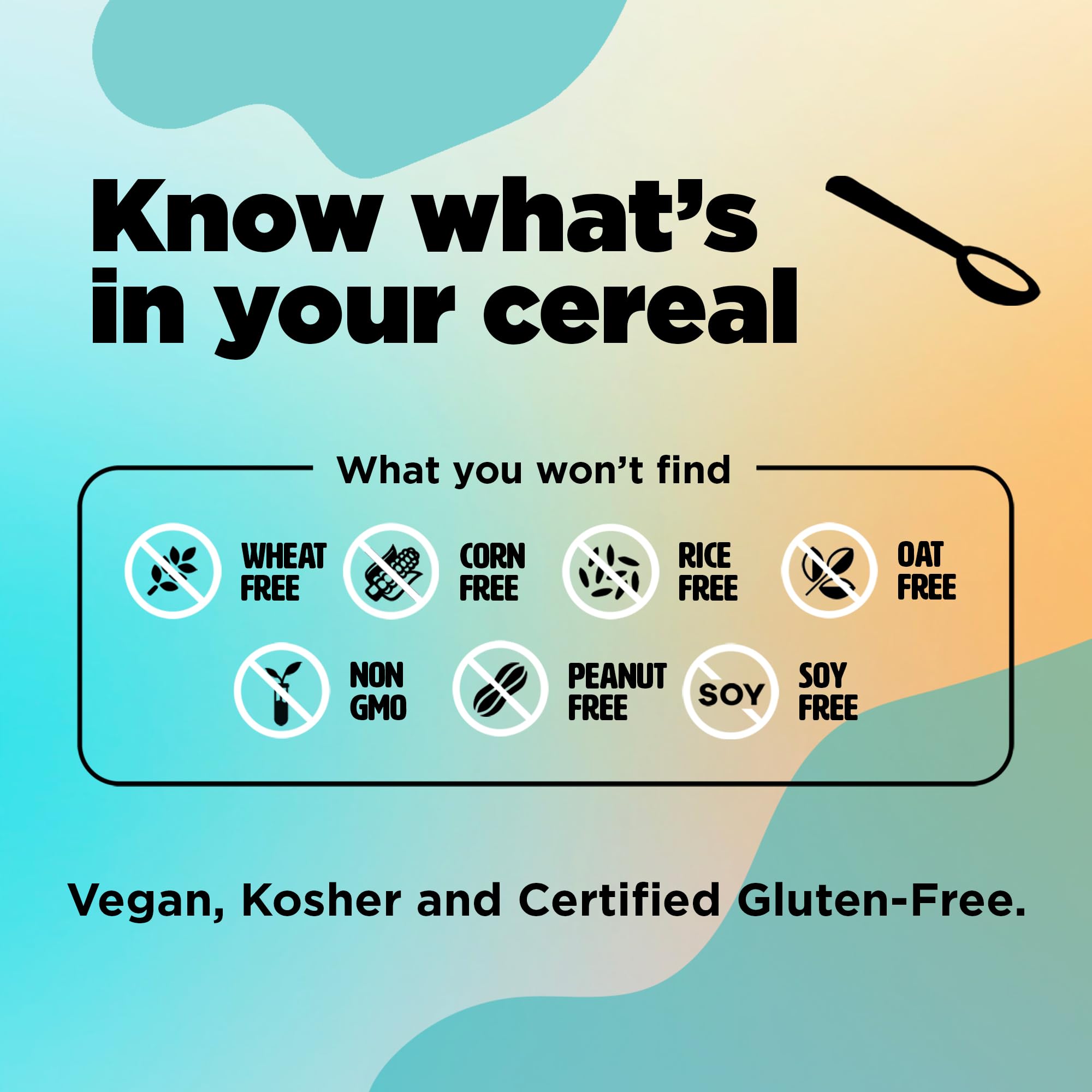 Three Wishes Grain-Free & Protein Cereal - Healthy, Low Sugar & Gluten-Free Breakfast Cereal - Low Carb, Plant-Based, Vegan & Non-GMO - Variety 3-Pack