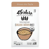 4Sisters - Organic Long Grain Brown Rice - Grown in USA - Sustainably Grown - Women Owned - Farm to Table - 2lb