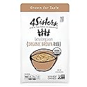 4Sisters - Organic Long Grain Brown Rice - Grown in USA - Sustainably Grown - Women Owned - Farm to Table - 2lb