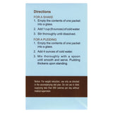Nutmeg State Nutrition - Pudding or Shake, Low Calories, 15g Protein, Low Fat, 7 Servings Per Box (Chocolate)