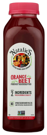 Natalies Orchid Island Juice Orange Beet Juice, 12 Fl oz