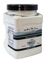 Baking Powder aluminum free by Medley hills farm 2 Lbs. in Reusable Container - Double acting aluminum free baking powder - Kosher - Baking - Made in