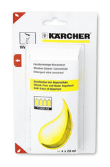 sakioo Kärcher Glasreiniger Konzentrat 4 x 20 ml, für WV, OEM 6.295-302.0