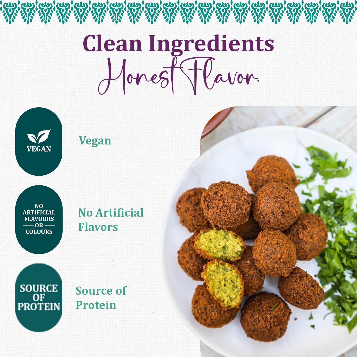 Al’Fez Lebanese Style Falafel Mix - 5.3oz (Pack of 1) - Chickpea Flour & Spice Blend for Crispy Falafels - Vegan, Quick & Easy Preparation - Perfect