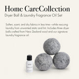 LAFCO New York Dryer Ball & Laundry Fragrance Oil Set, Chamomile Lavender - Soften, Scent & Dry Fabrics in Less Time - Reduces Static & Lint