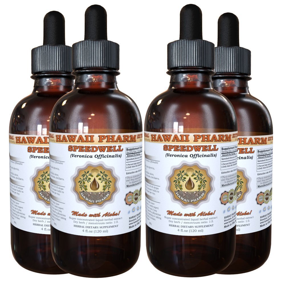Speedwell (Veronica Officinalis) Liquid Extract 4x4 fl.oz