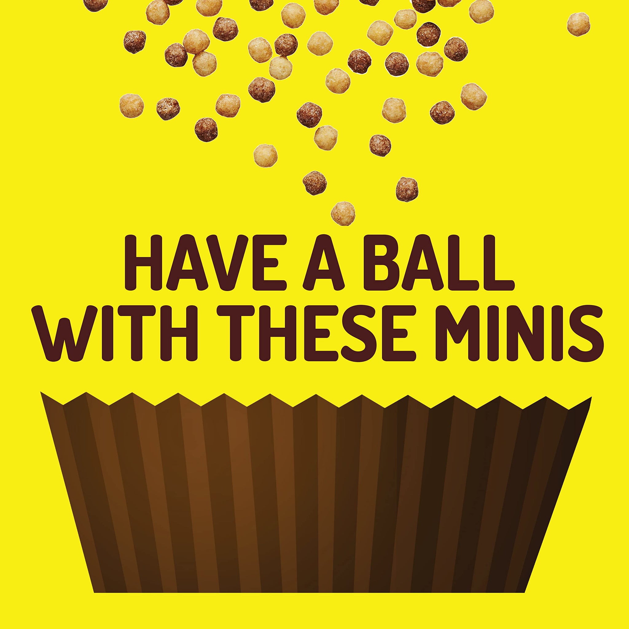 Reese's Puffs Minis Breakfast Cereal, Chocolate Peanut Butter Cereal, Family Size, 35 OZ Bag Cereal