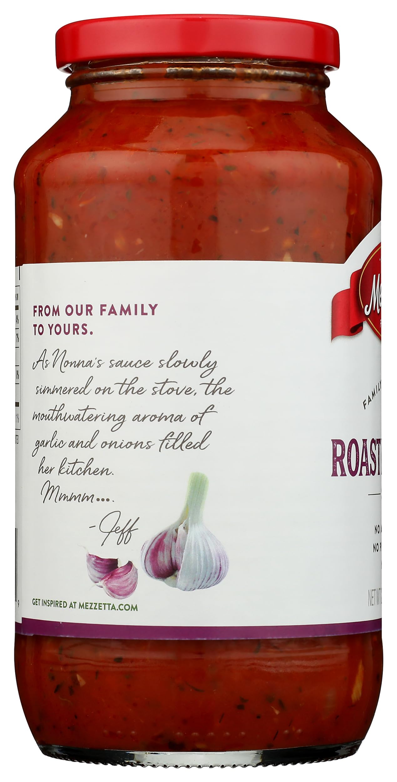 NAPA VALLEY BISTRO Pasta Roasted Garlic Sauce, 25 Ounce