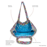 JuJuBe x tokidoki 20th Anniversary Celebration Super Be Plus Tote Bag, Purses for Women, Bag for School or Travel, Fits Laptops and Notebooks, 8