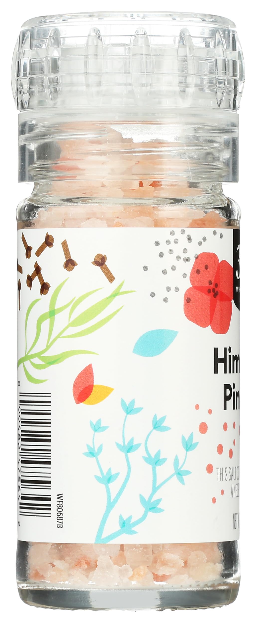 365 by Whole Foods Market, Himalayan Pink Salt Grinder, 3.38 Ounce