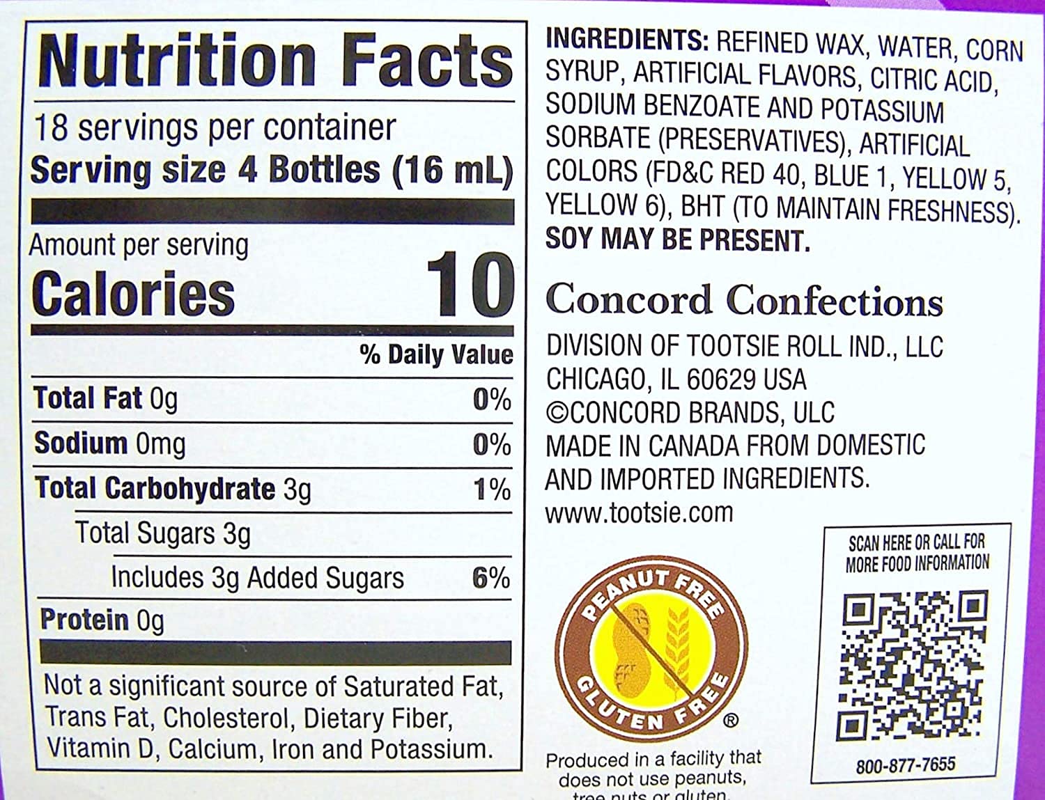 Nik-L-Nip Mini Drinks Candy, 1.39 Ounce, Pack of 3