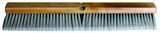 Magnolia Brush 3736 LH Line Floor Brush, Flagged-Tip Plastic Bristles, 3" Trim, 36" Length, Silver (Case of 6)