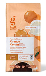 Naturally Flavored Orange Cream with Other Natural Flavors Light Roast Ground Coffee 12oz Good & Gather