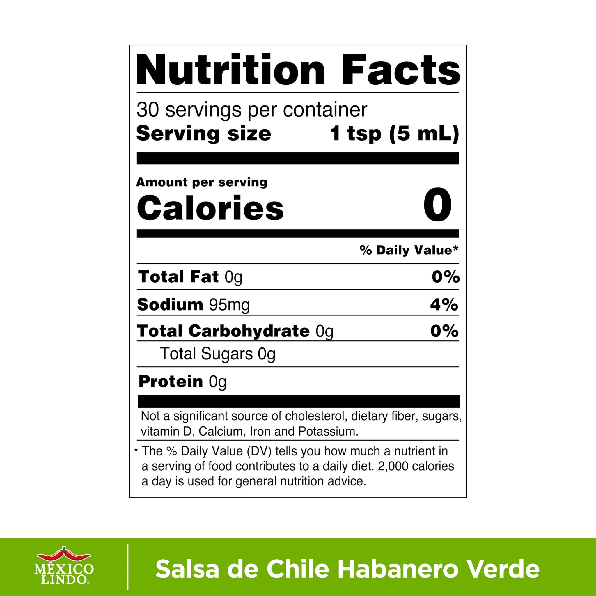 Mexico Lindo Green Habanero Hot Sauce | Real Green Habanero Chili Pepper | Enjoy with Mexican Food, Seafood & Pasta | 5 Fl Oz Bottles (Pack of 12)