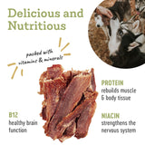 Farm Hounds - Pork Jerky - Premium Natural Jerky for Dogs - 100% Humanely Raised Pork - Break-to-Size - Great for Training & Treats - No Added Fillers