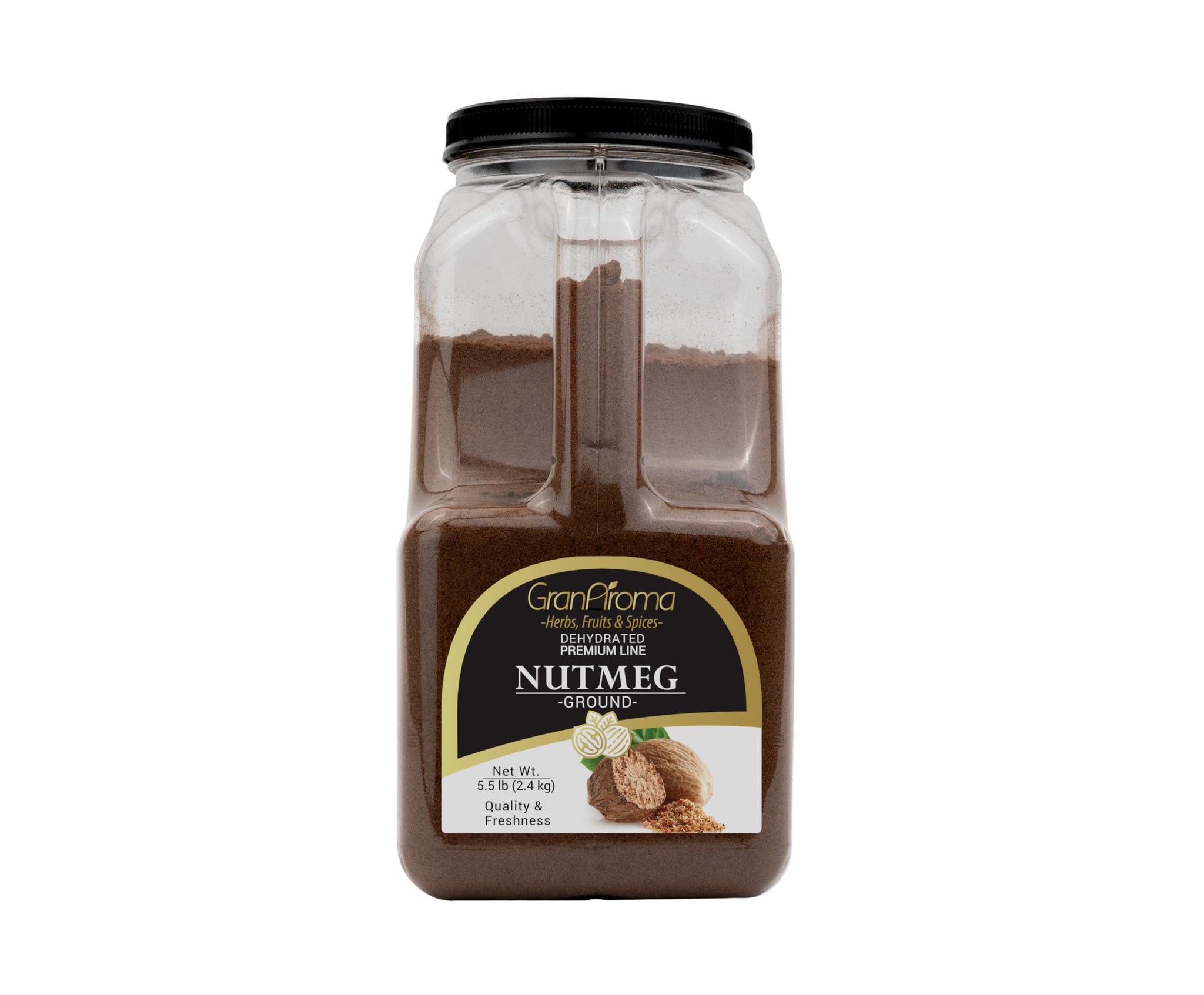 GranAroma Ground Nutmeg, Sweet & Aromatic Spice, Baking & Cooking (5.5 Pound)