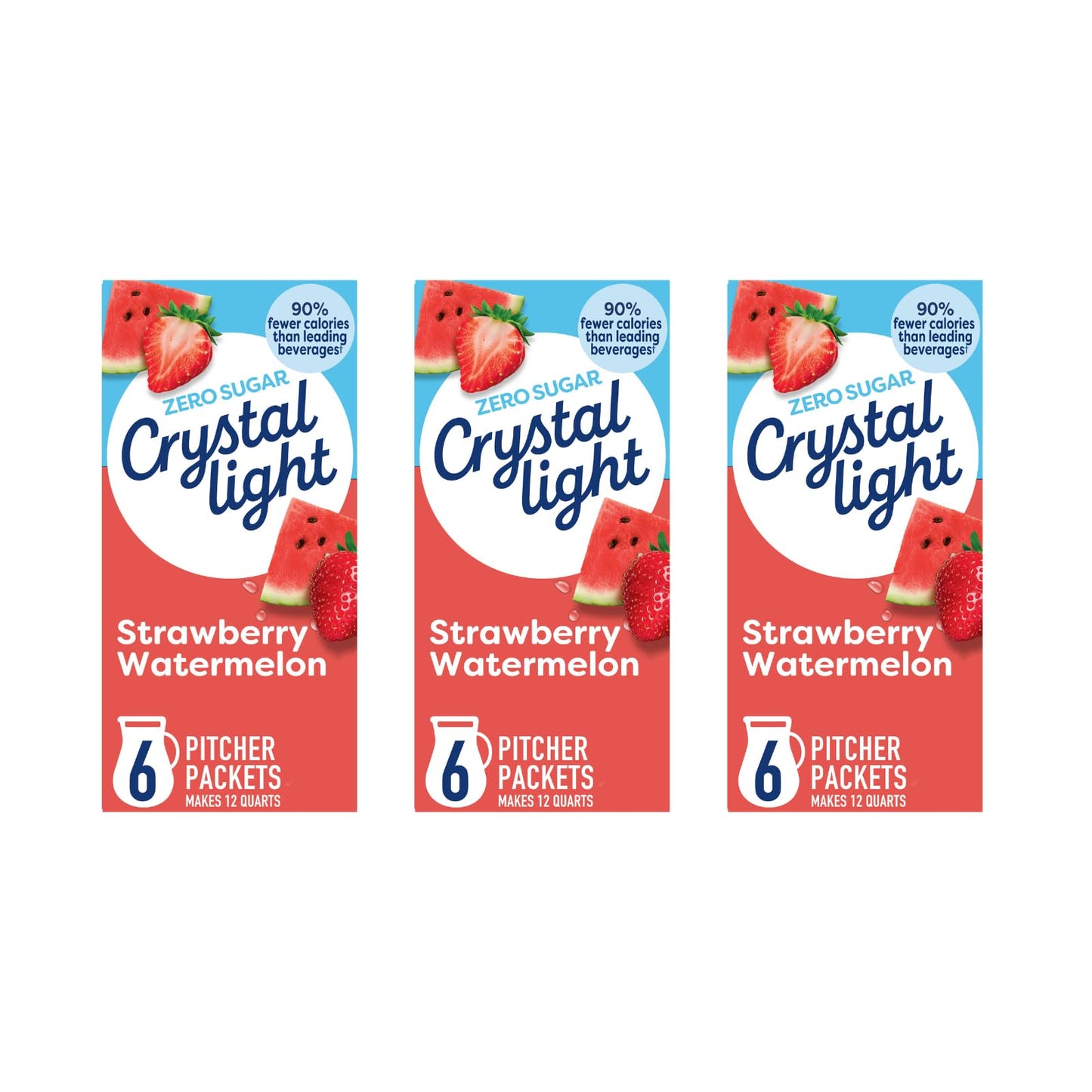 Crystal Light Drink Mix, Zero Sugar Powdered Water Enhancer, Artificially Flavored Low Calorie Beverage Mix, Powdered Soft Drink Mix for Flavorful