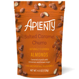 Amazon Brand - Aplenty, Salted Caramel Churro Almonds, 4.5 oz