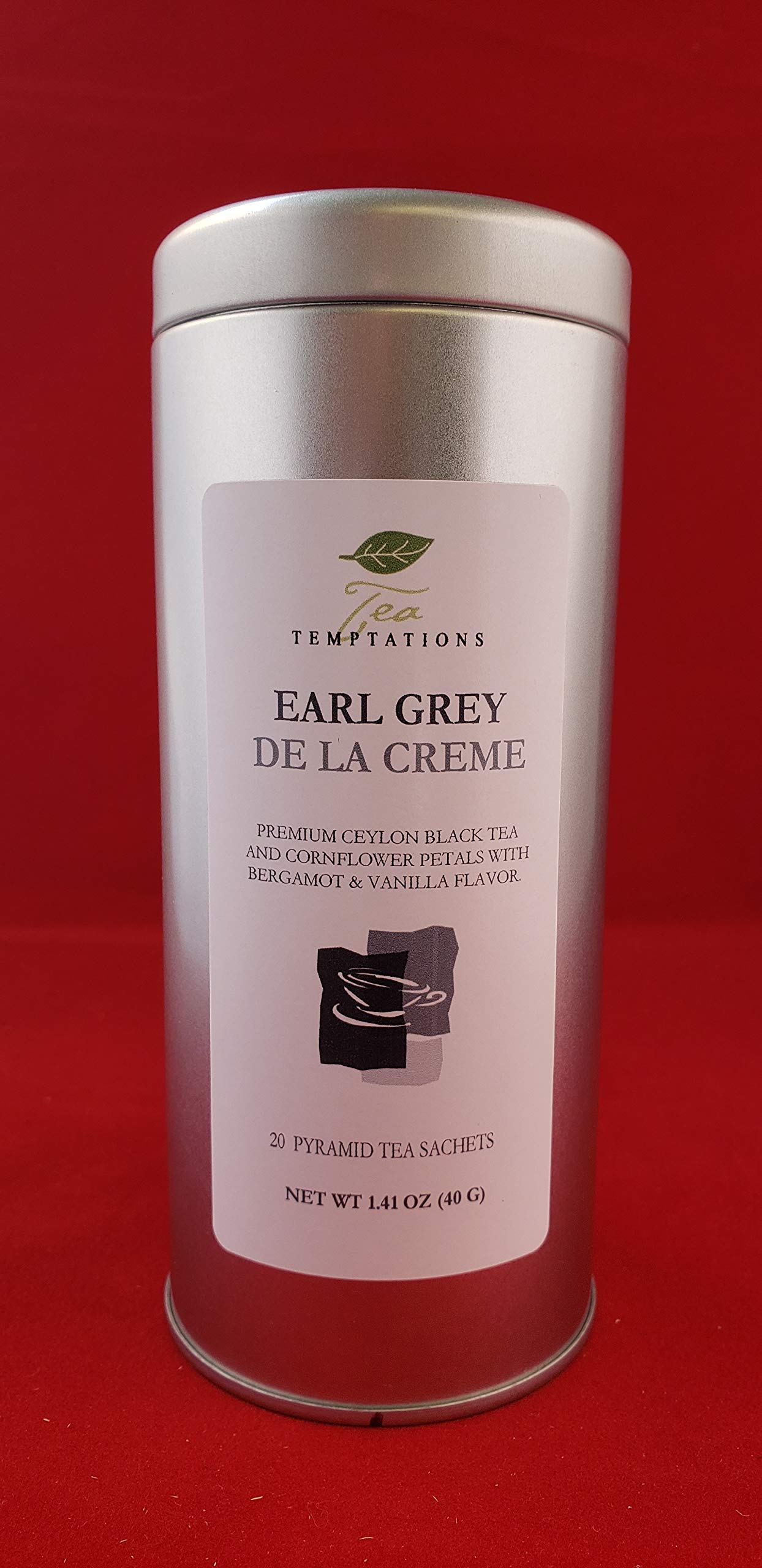 Earl Grey De La Crème in Pyramid Sachets (2 tins)