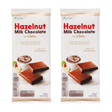 Lidl Hazelnut Milk Chocolate Bar - 3.52 OZ - Fair Trade - Made in Germany (2 Pack)