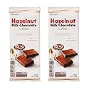 Lidl Hazelnut Milk Chocolate Bar - 3.52 OZ - Fair Trade - Made in Germany (2 Pack)